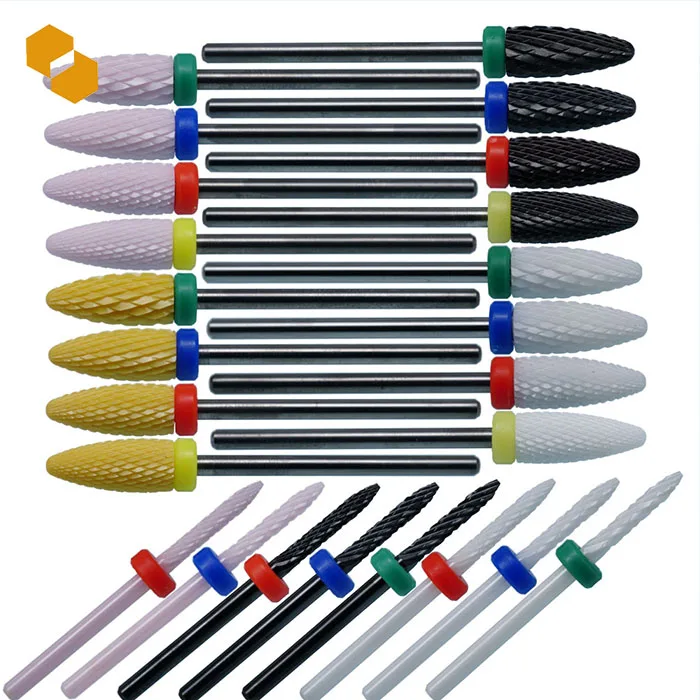 Ceramic Milling Cutter Nail Drill Bit Electric Manicure Drills Pedicure Mill Bits Machine Files Nail Art Tools