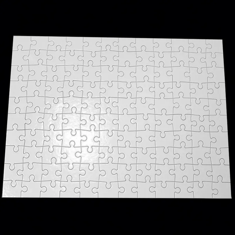 Wholesale customized factory a3 a4 a5 blank sublimation jigsaw puzzle Paper Cardboard Sublimation Custom Pattern Jigsaw Puzzle