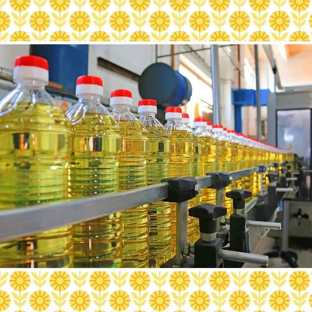 Высококачественное украинское происхождение Рафинированное пищевое подсолнечное растительное масло для приготовления