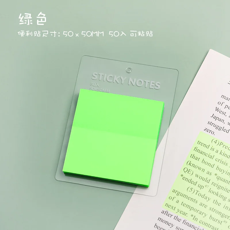 waterproof cheap coloring custom sticky notes