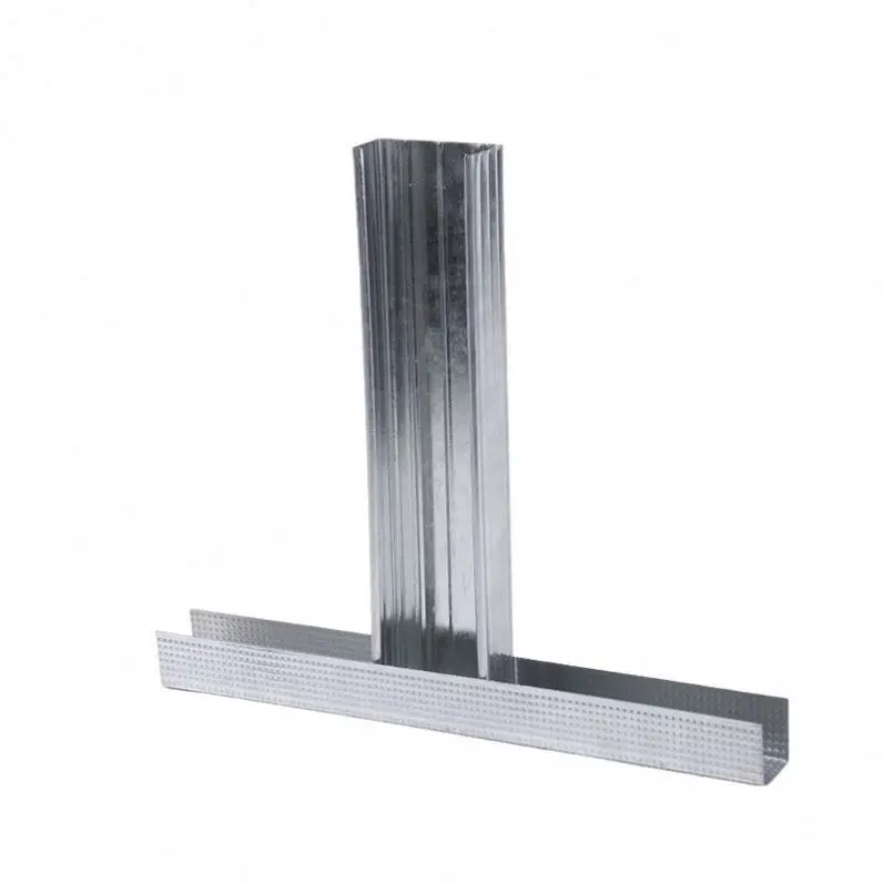 Galvanized Metal Wall Stud Partition Metal Profile CD 60 UD 28/Drywall Steel Framing Metal Stud Track
