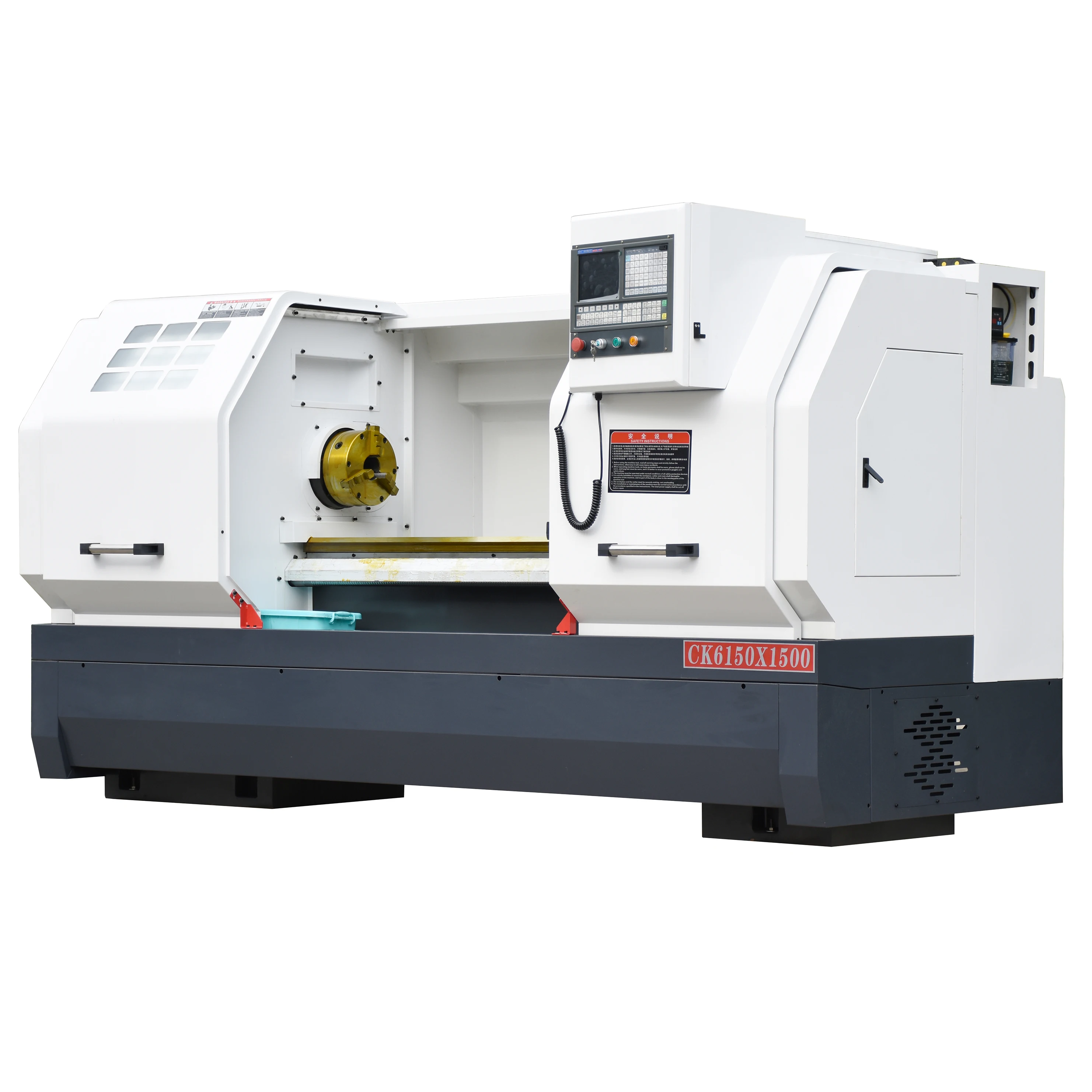 CNC High Precision Metal Automatic Hydraulic Power flat Bed Lathe CNC Machine