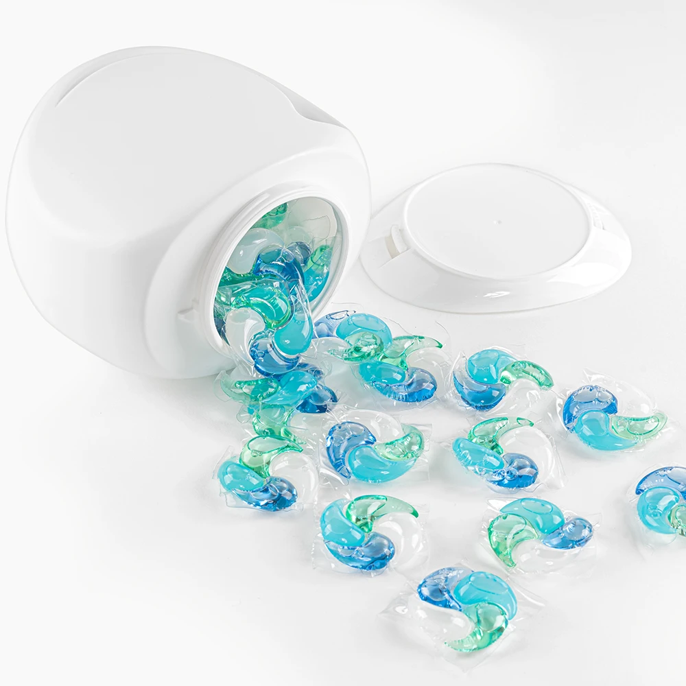 12 Gram 4 Chamber Laundry Detergent Capsules Laundry Pods High Effective Cleaning Power and Long Lasting Woody Fragrance