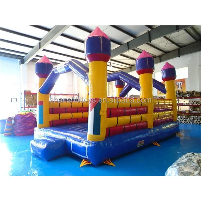 Popular Carnival Trampoline Games For Kids Jolly Jumper Inflatable Bouncer House outdoor inflatable castle for sale