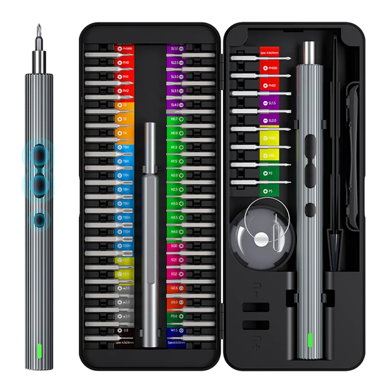 Hot Selling 58 In 1 DIY Electric Precision Screwdriver Set with Magnetic Screwdriver Bits for Xiaomi Phone Repairing
