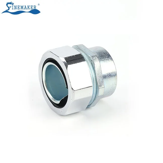 Zinc Alloy Liquid Tight Waterproof Stainless Galvanized Steel DPN Flexible Conduit Connector