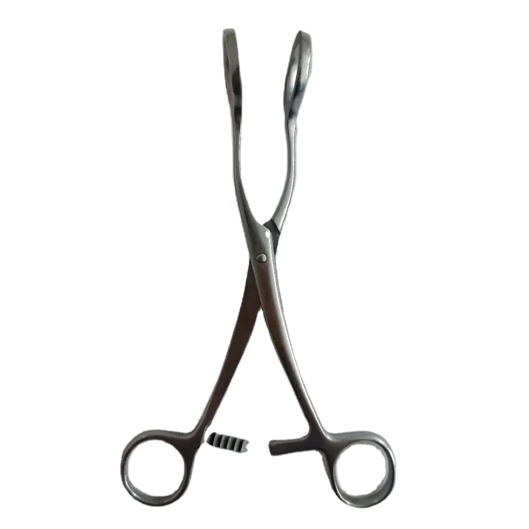
Curved Medical Instrument Medical Tissue Medical Clamp Koched Surgical Forceps 