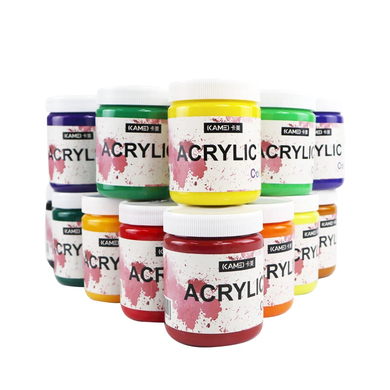 Manufacturers sell acrylic paint artist sets acrylic paint round bottles