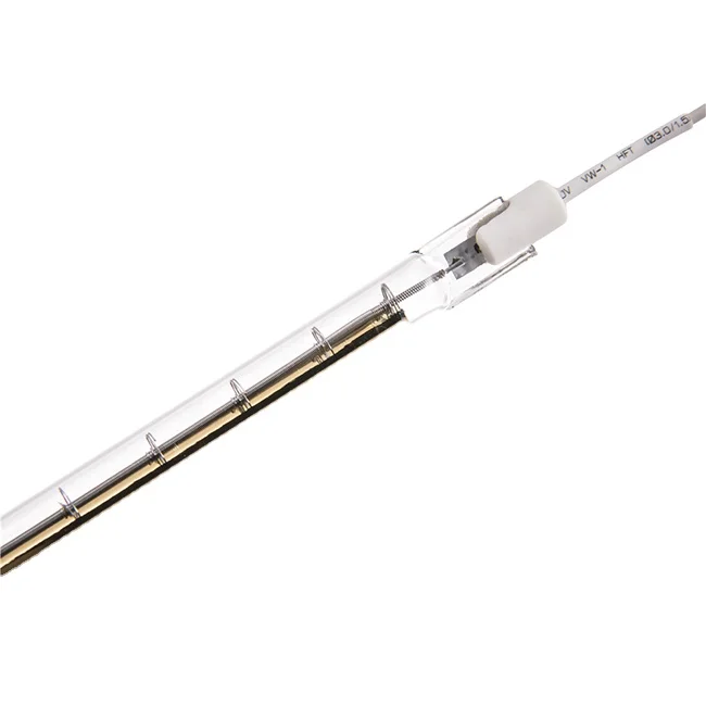 ODM quartz tube halogen Single tube short wave straight infrared heat lamp