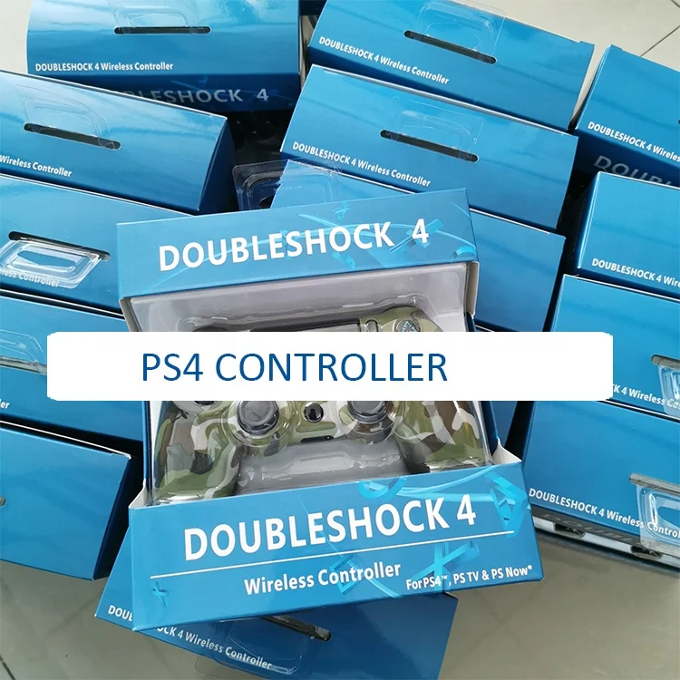 Hot Sell 2021 Wholesale Gamepad V2 Genuine Mold Camouflage Led Ps4 Controller Camo For Ps4 Console Computer IOS Android phone