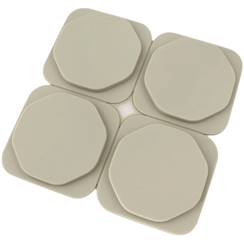 DIY Handmade Octagon Gypsum Silicone Mold Wholesale Wax Sachet Molds 3D Scented Wax Tablets Molds for Soap Candle Crafts Making