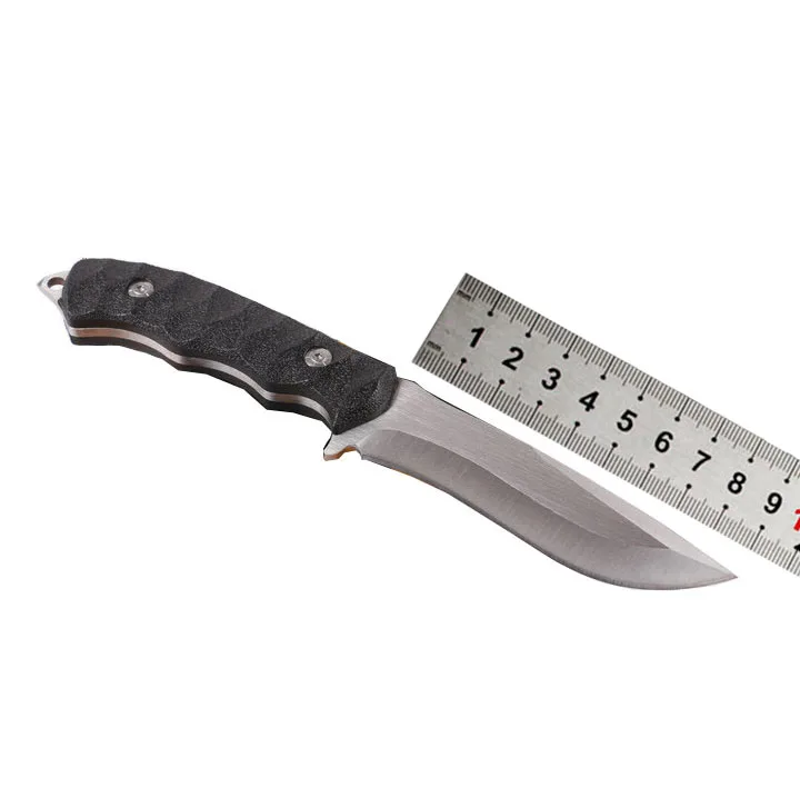 OEM High Quality Custom Popular Design EDC Outdoor Fixed Blade Knives Tactical camping Pocket knife with Sheath