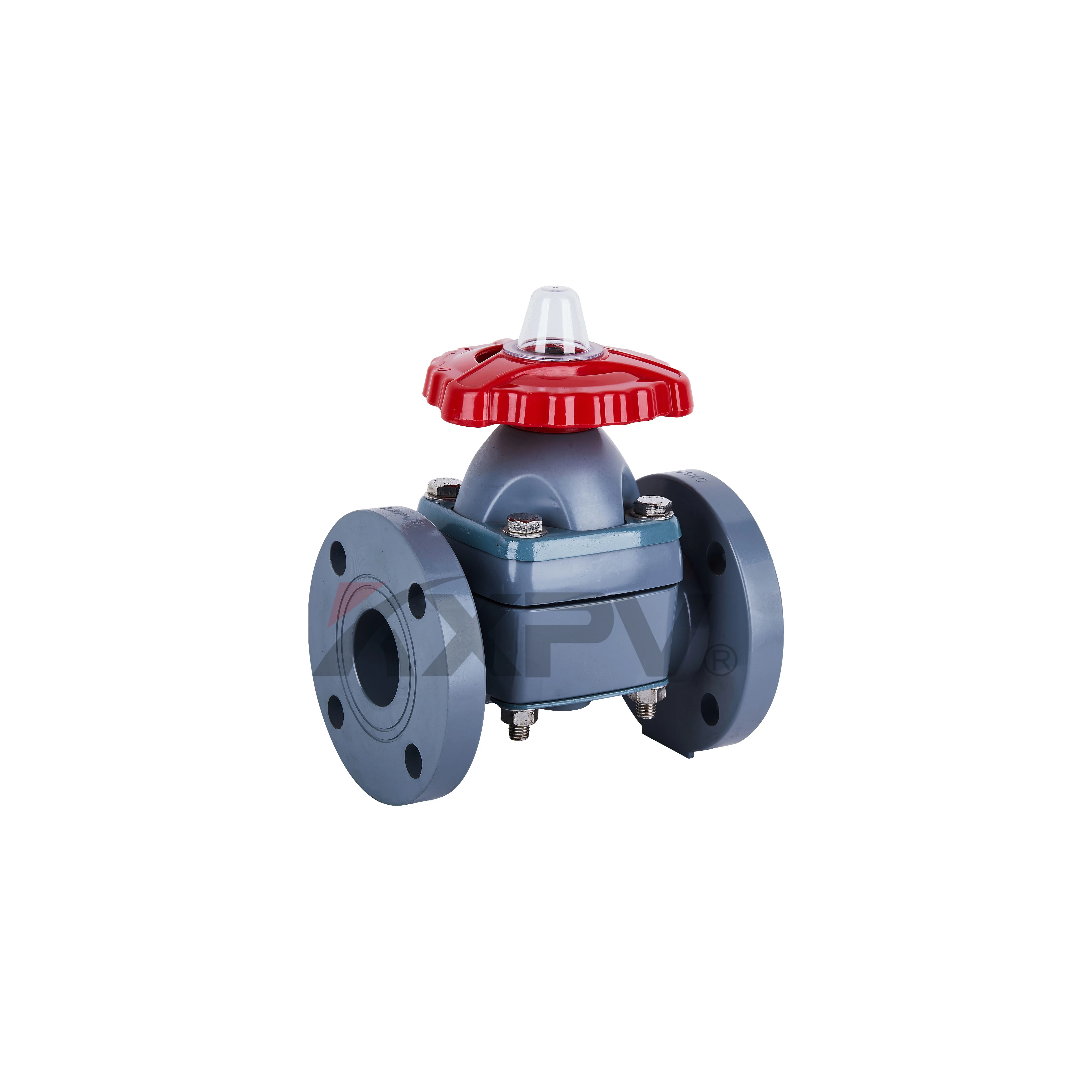 China high quality plastic cpvc pvc-c flange diaphragm Valve 1/2'-4' 1/2in-4in for industry  control valve ANSI/ASTM standard