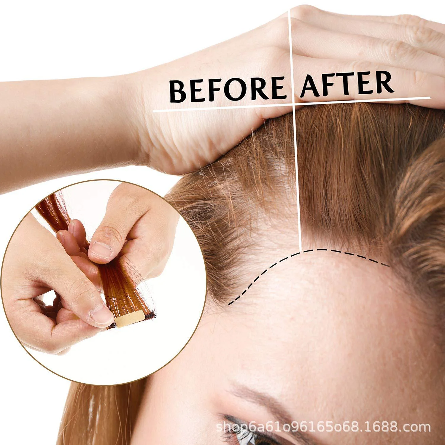 36Y Wear Hair System Tape Roll Super Sticky Hair Blue Tape Double-Sided Adhesive Tape for Hair Extension/Lace Wig/Toupee