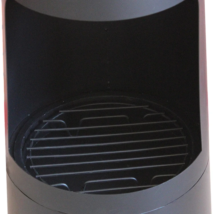 
125cm H garden round steel modern chimeneas with storage 