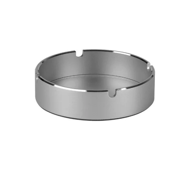 Custom Simple round CNC Machining Aluminum Ashtray Milling Service with Options in Brass Stainless or Copper