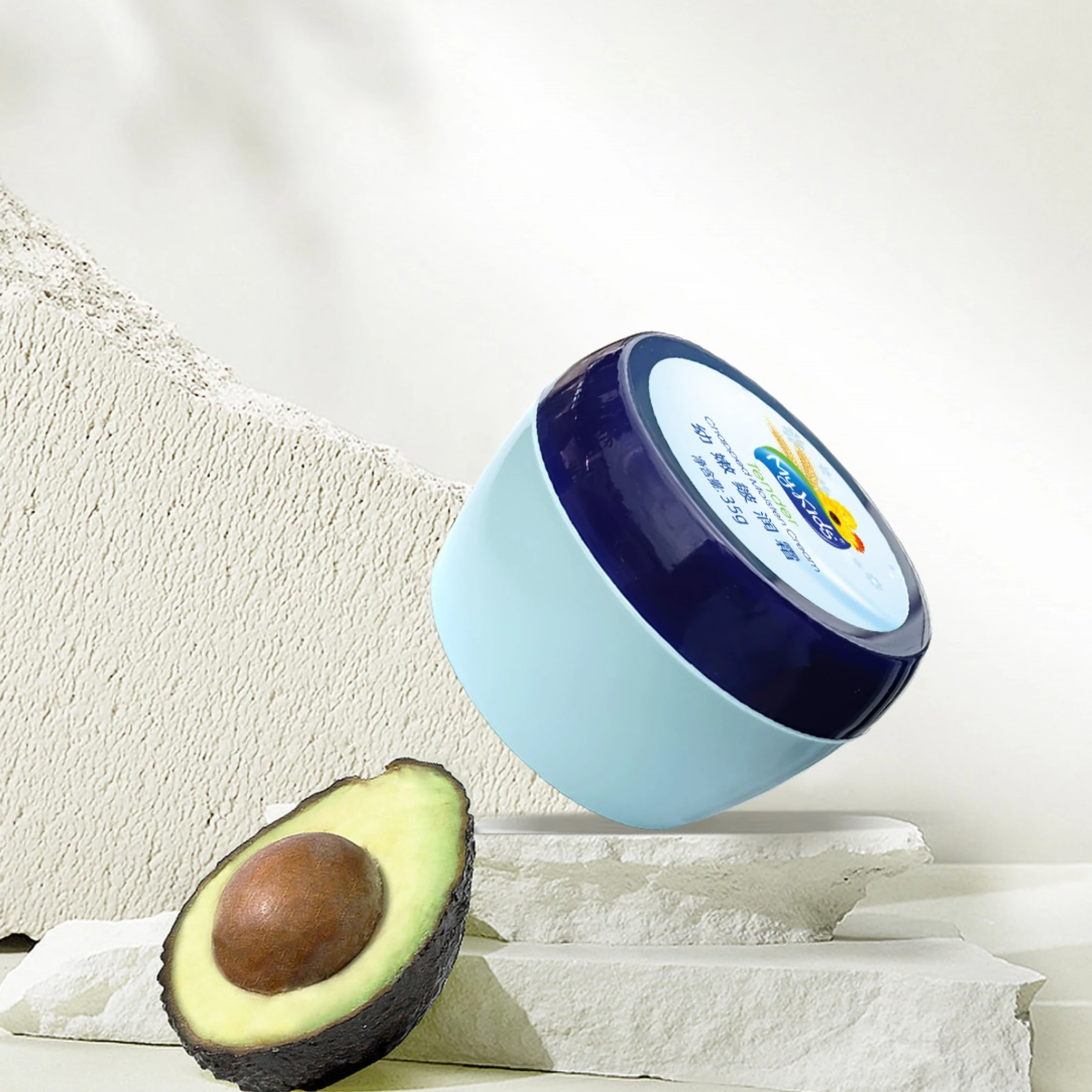 Plant Skin Care Natural Olive Shea Butter Gentle Moisturizing Baby Facial Crack Prevention Moisturizing Cream For Children