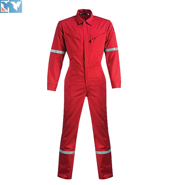 Nfpa 2112 Cotton Fireproof Flame Retardant Workwear Coverall Hi Vis Light Weight Clothing