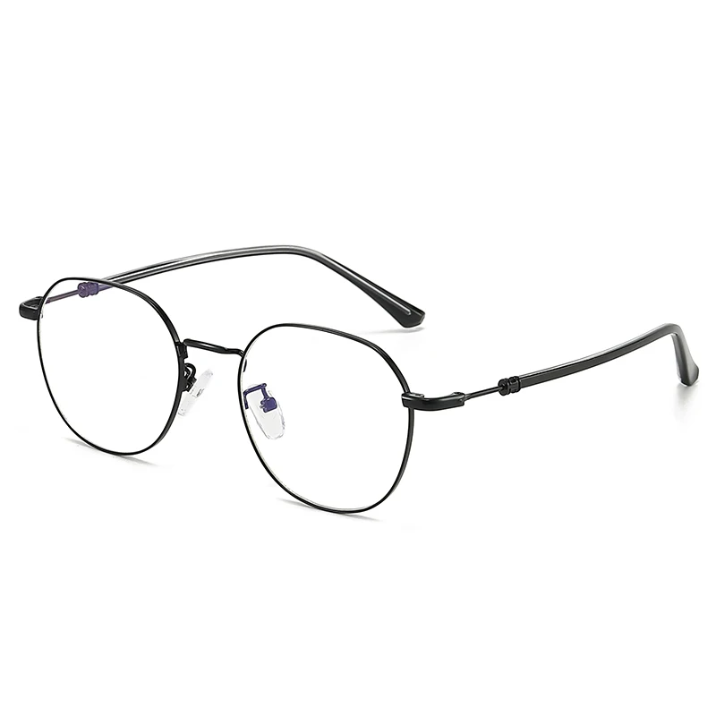 Новые модные очки с защитой от синего света, круглые очки для компьютера, очки с оптической оправой