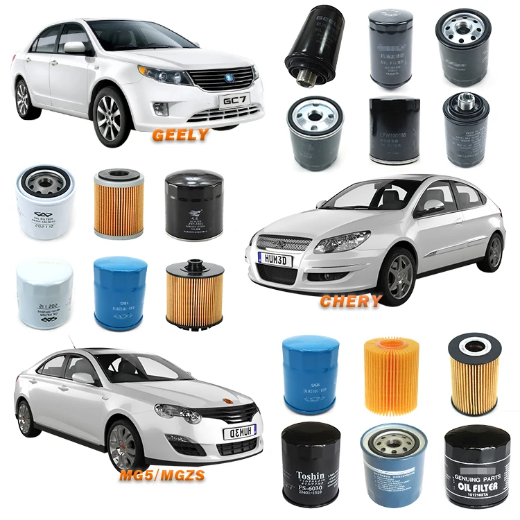 Китайские производители масляных фильтров, оптовая продажа автозапчастей, масляный фильтр двигателя для Geely Chery Haval Mg Changan Isuzu