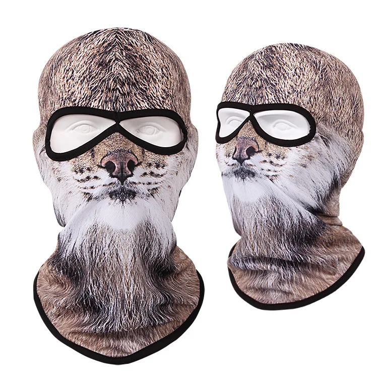 2022 Novelty Funny Party Decorate Hat Unisex Animal mask Wind Mask Ski hat Halloween Hats Reusable Covers