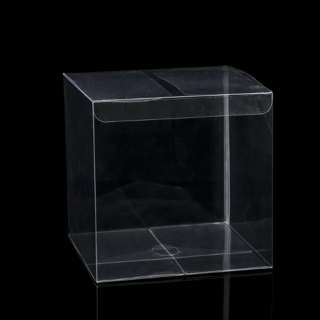 Packaging Clear Recycled Plastic Transparent Folding Window Custom Logo Customized Design Acetate Box RPET PVC PET PP Gift Wrap