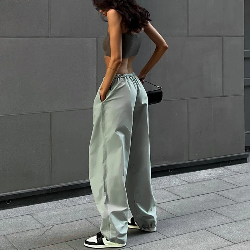 Ladies Jogger Pants Hip Hop Loose Casual Blank Cargo Pants Wholesale Bulk Women Clothing