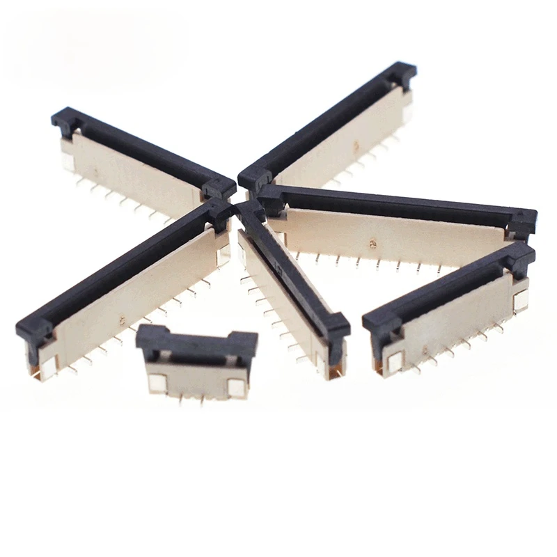 Плоский кабель YZ SMT 4/6/7/8/9/10/12/14/15/16/20/22/24/26/28/30 Pin 1,0 мм Шаг FFC FPC разъем