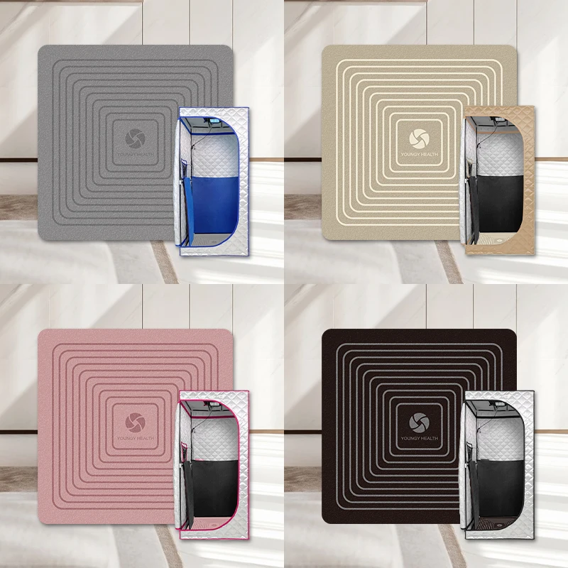 Diatom Mud Rubber Cushion Water-Absorbing Pad Mat Quick-Drying Floor Carpet Non-Slip Foot Pad Absorbent Mat For Portable Sauna