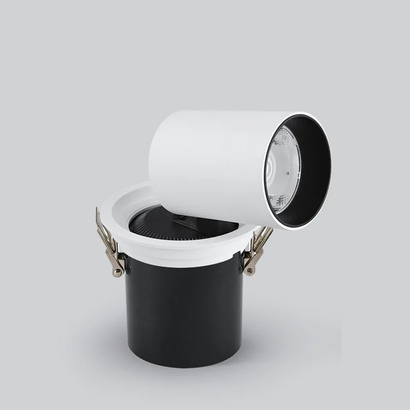 Commercial 25 adjustable led downlight white color spotlights adjustable led recessed downlight double cob downlight