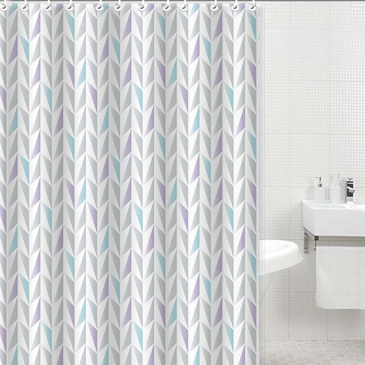 Shower Curtain Bath Mat Set Model Bathroom Fabric New Printing Waterproof Bathroom Window Curtain Cloth Shower Curtains Modern