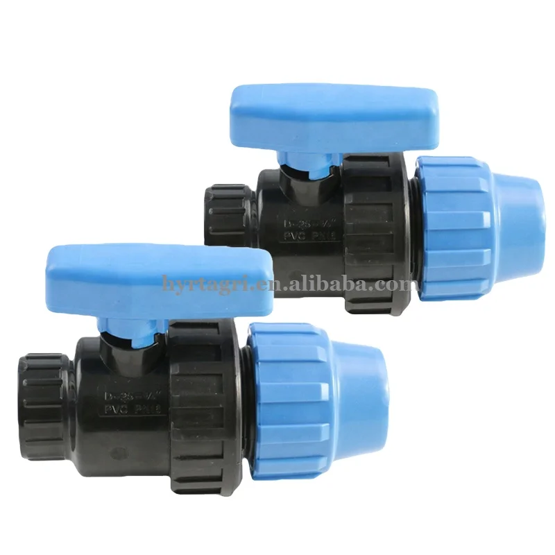 compression straight hose fitting pp pe compression female male valves
