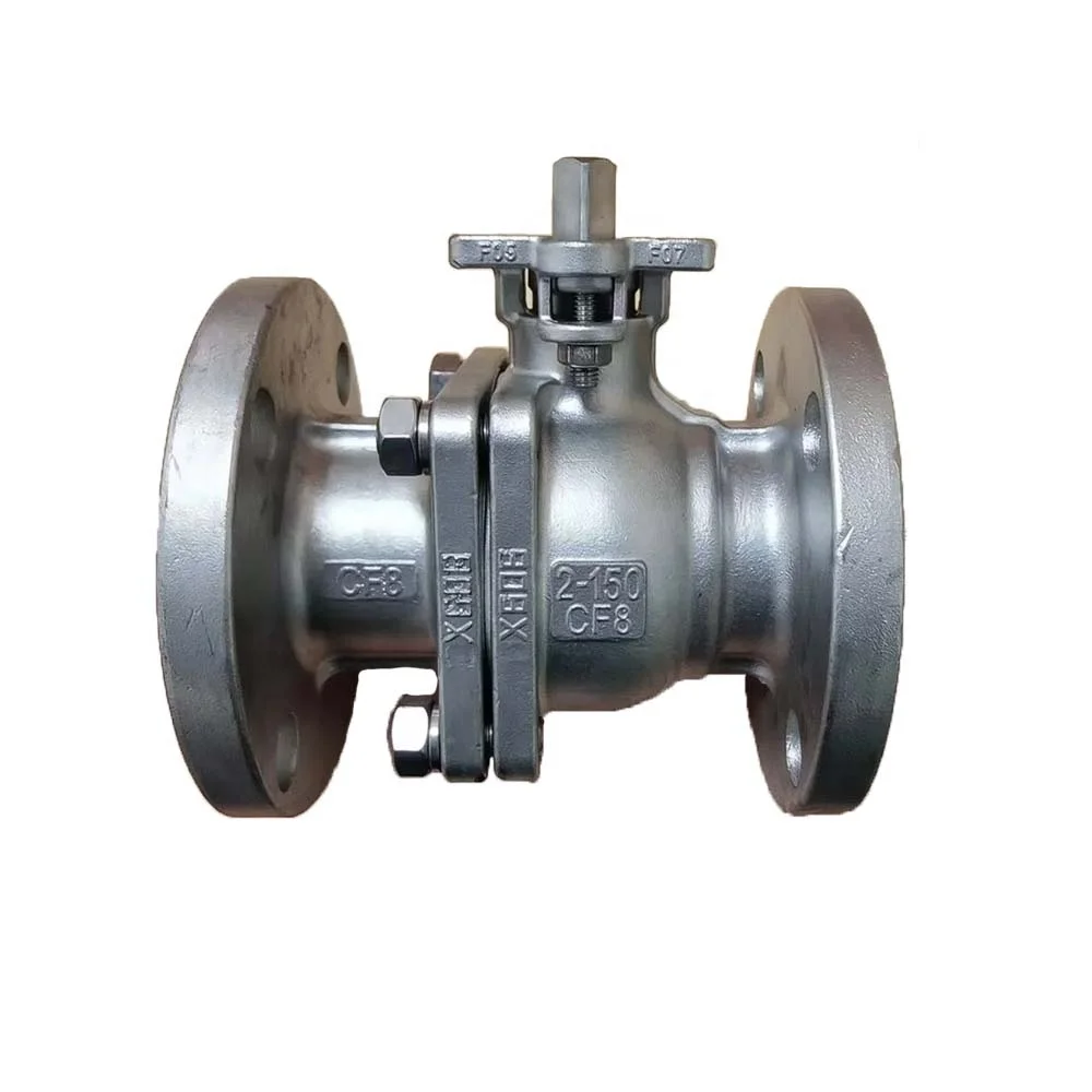 API/JIS/DIN Cast Steel A216Wcb SS304 SS316 SS304L SS316L 2in 150lb 2pc Floating Ball Valve