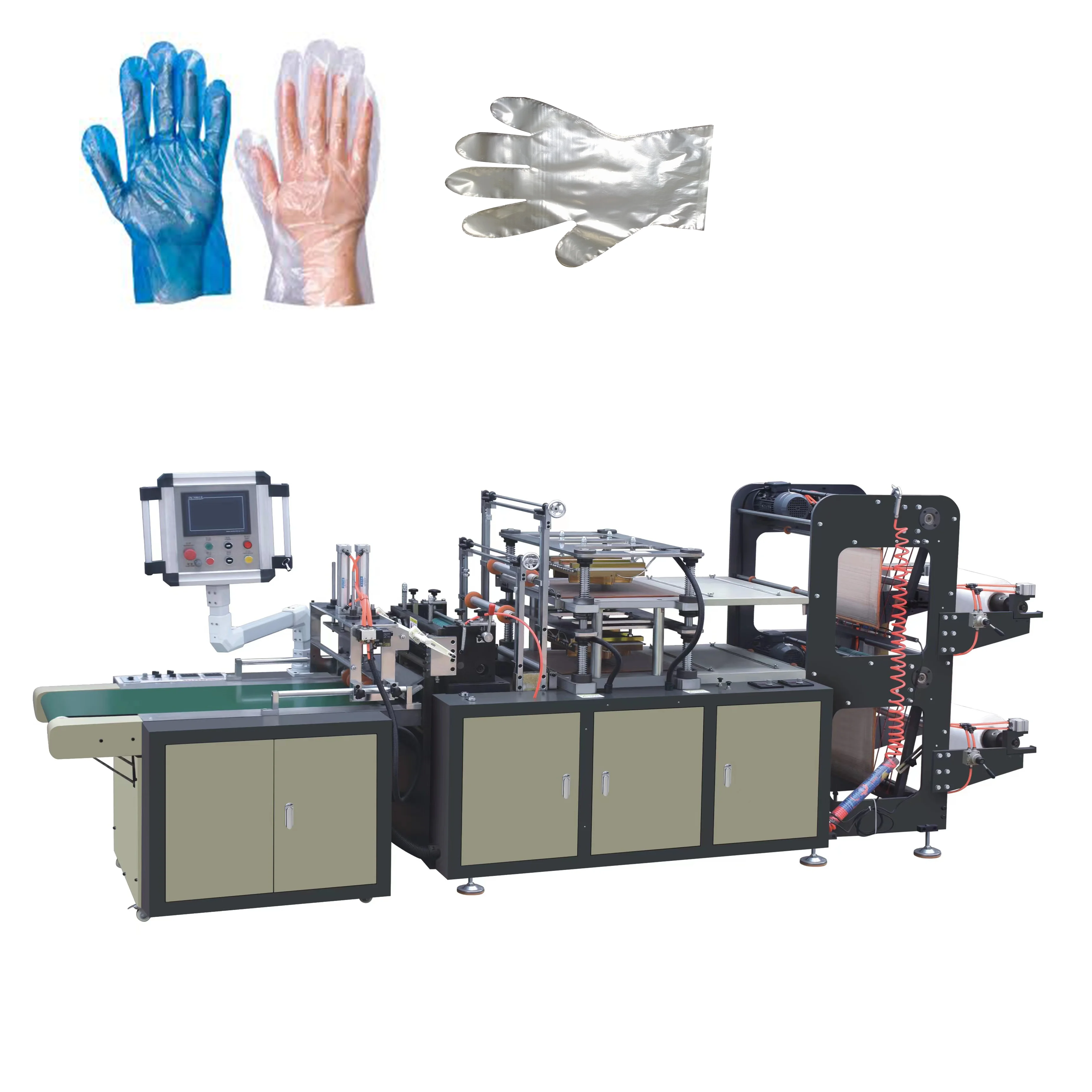 500pcs/min full automatic pe gloves making machine
