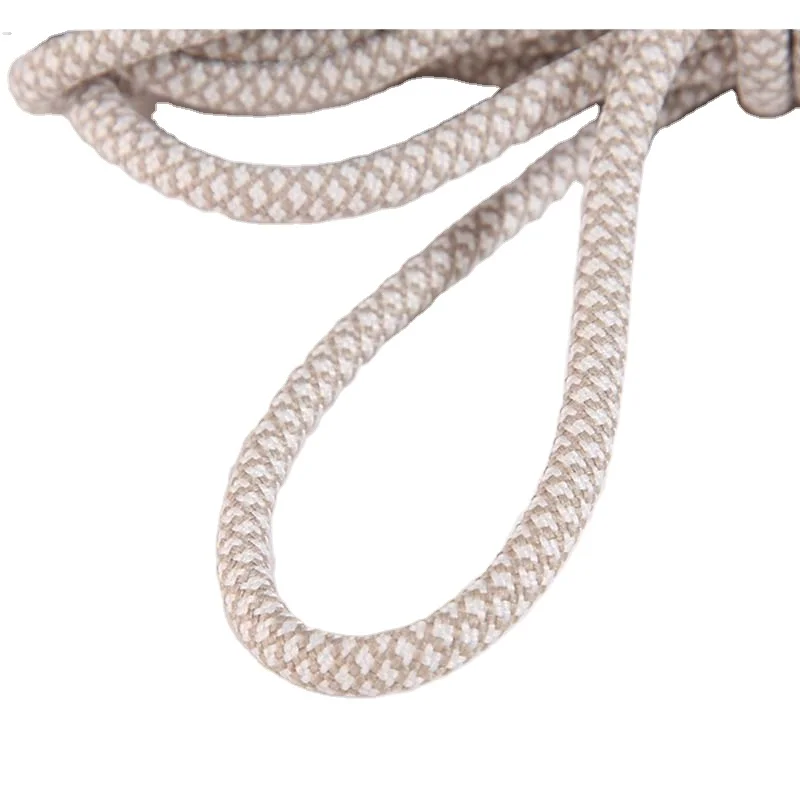 Size Custom Solid Braid Dacron White Khaki Polyester Sash Cord Rope - Durable Flag Pole, Halyard Rope for Sailboats, Flag Flying