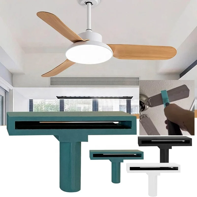 Ceiling Fan Cleaner Duster with Vacuum Attachment for High Ceiling-Furniture Cleaning   for Most Vacuum Cleaners