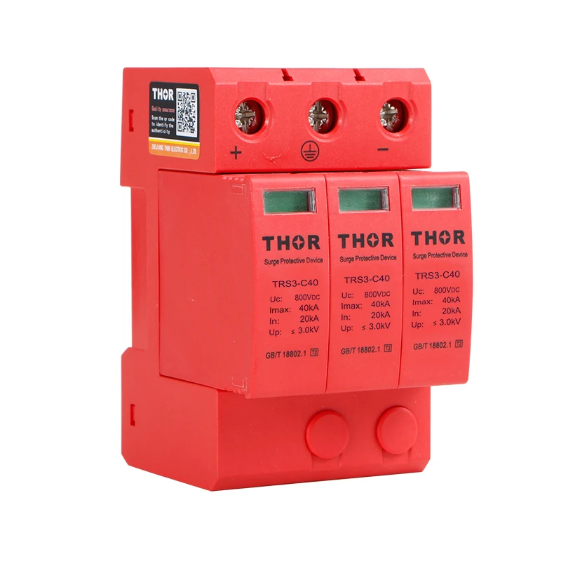 PV surge protection device outdoor power surge protector 800V solar surge protector