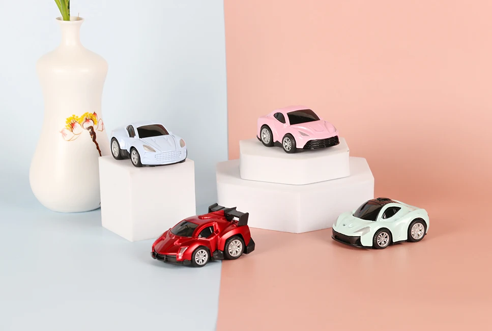 Popular alloy pull back racing car model toy 1:64 scale delicate gift children 2 in 1