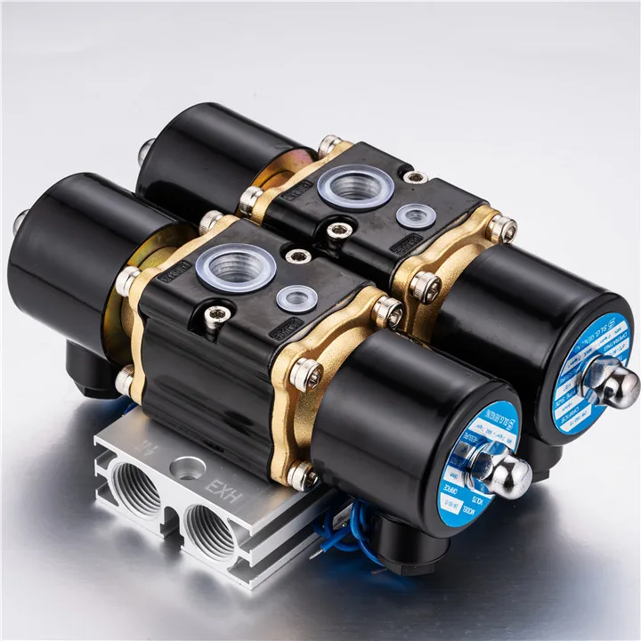 200psi 250 PSI NPT 1/2 manifold SL160-4F SL160-2F SL160-1F solenoid Air Engine Suspension Valves Big Flow Product Type Valves