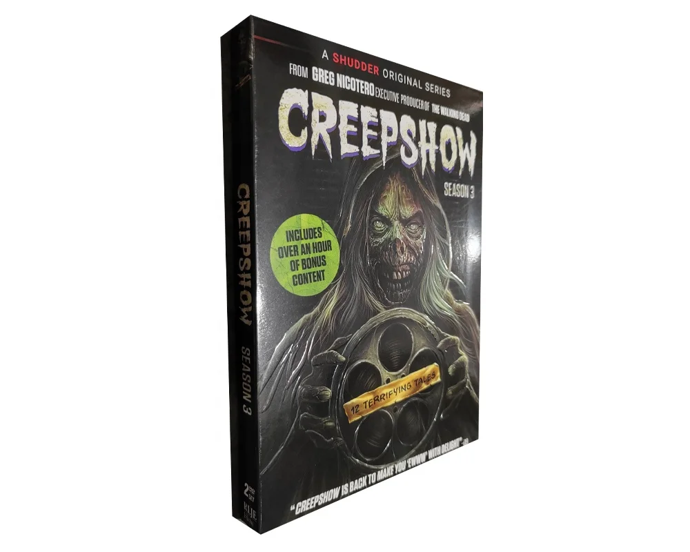 Creepshow season1 2DVD dvd серия фильмы бокс набор Фильмы Коллекция ТВ шоу дисковая печатная фабрика мультипликационная драма