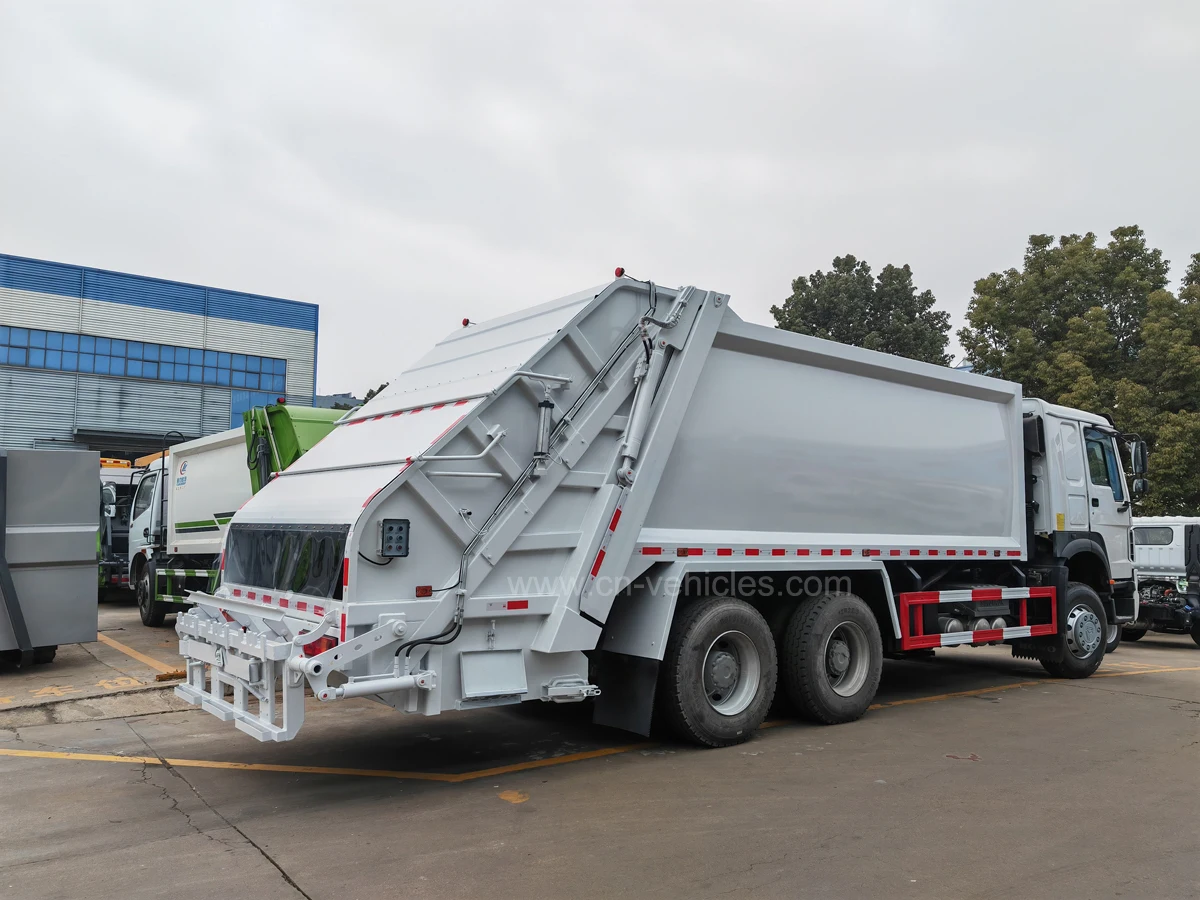 Sinotruk HOWO 6x4 20 куб. М 18 м3 25 тонны уплотнитель для мусоровозов с задней загрузкой