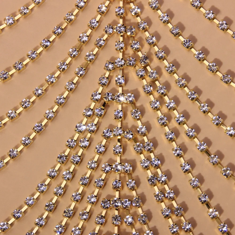 Fashion Sexy Belly Chains Body Chains Shiny Rhinestone Waist Hip Chain Nightclub Party Jewelry