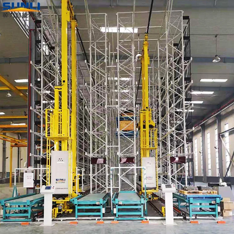 Automated AS&RS Pallet Storage Racks warehouse rack automatic Storage System Steel Q235B/LIAN Steel RAL System SL-AS004