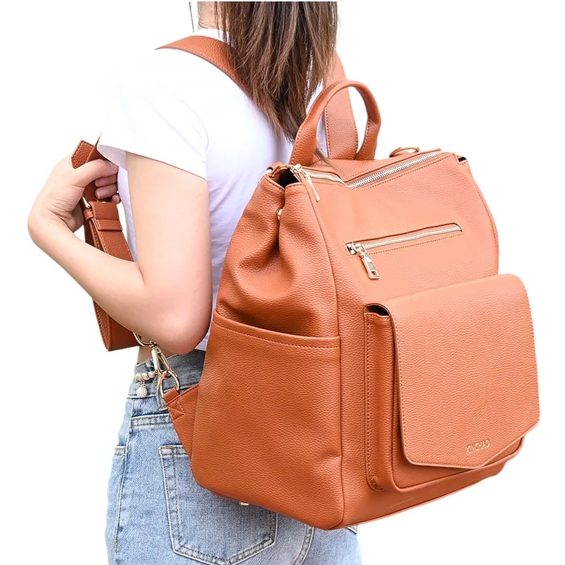 Custom baby diaper bag baby stroller hanging mom backpack travel mommy luxury diaper bags for mother