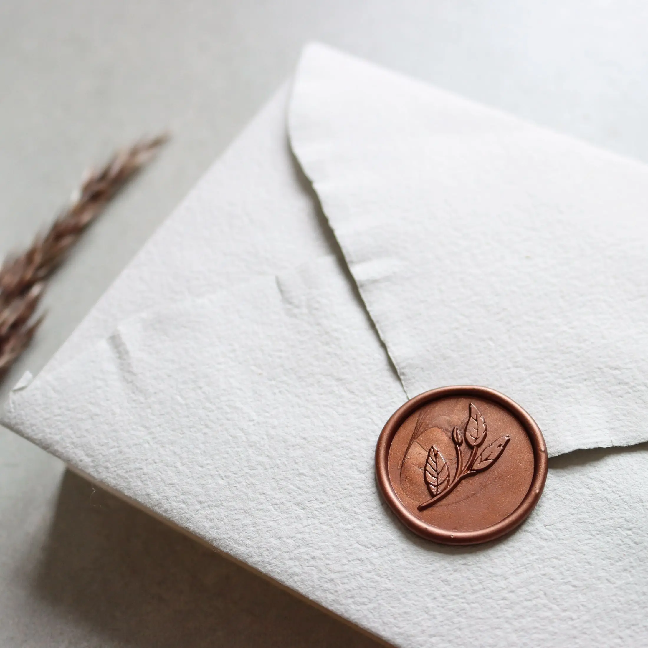 Custom Self Adhesive Wax Seal stickers Wedding Invitation envelope Seals Business wax seal stickers