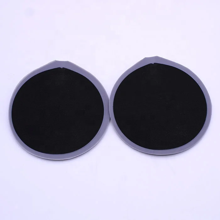 Physiotherapy pulse massager 95mm Round tens carbon Silicon rubber electrode pads for tens ems units