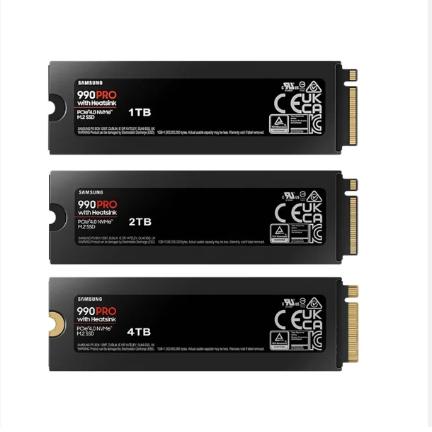 990 PRO SSD 1 ТБ PCIe 4 0 М. 2 2280 Внутренний твердотельный жесткий диск Seq. Скорость чтения до 7450 Мб/с