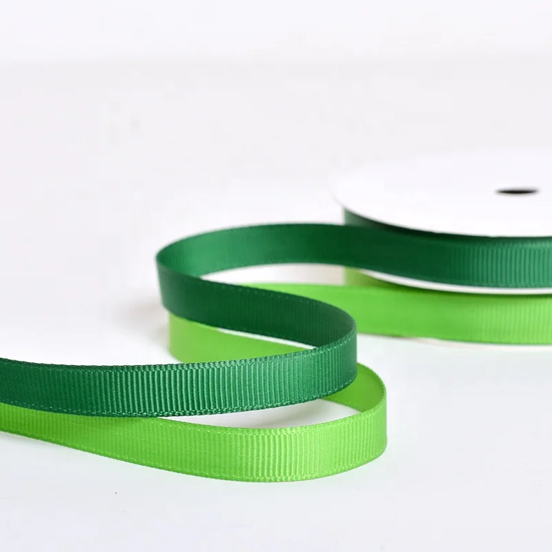Yama Ribbon Roll Factory Price Light Green Grosgrain Mint Green 100 Yards RIBBONS 100% Polyester Satin Ribbon 4 Cm Solid Color