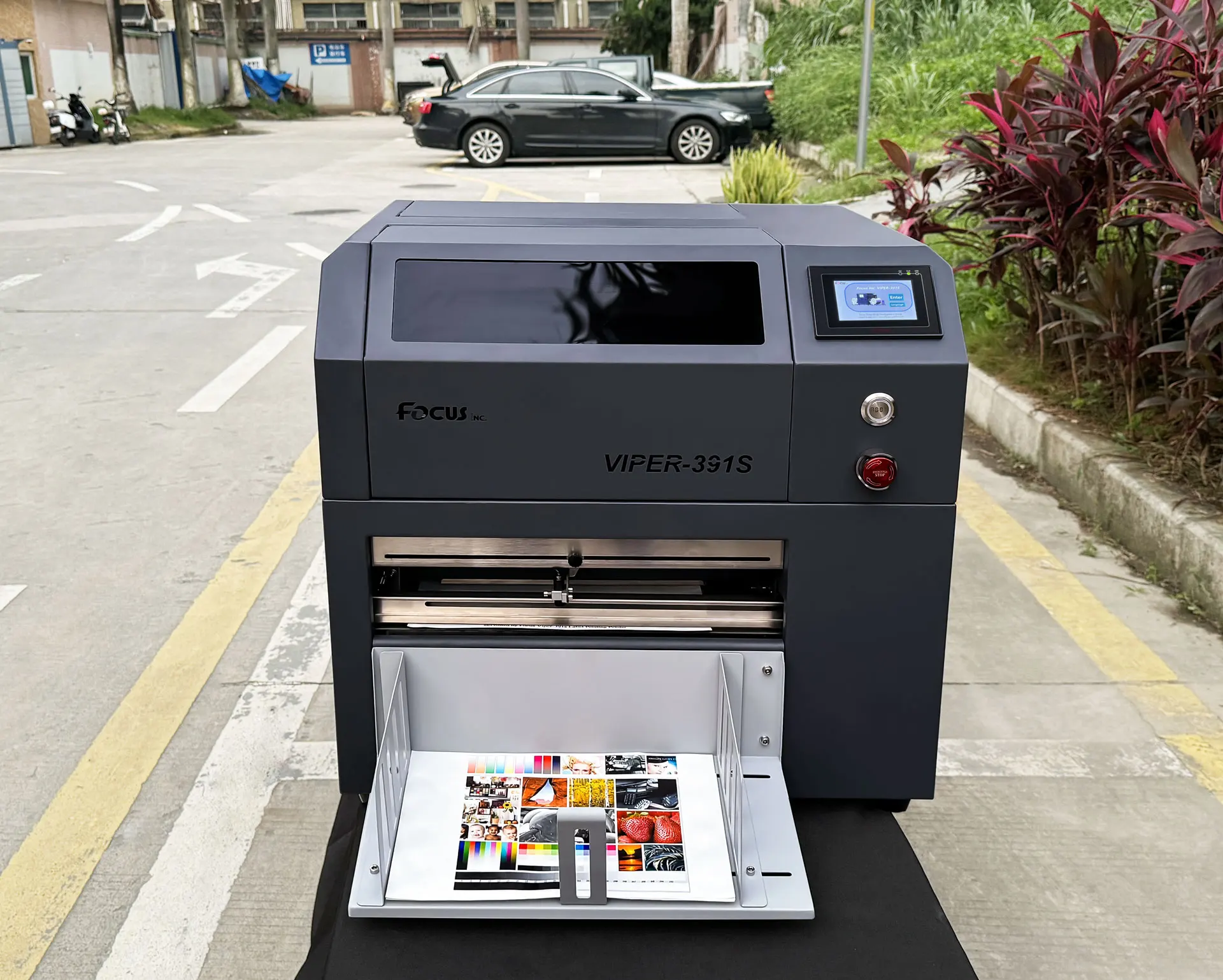 2024 Custom Label Sickter CMYK ink roll to roll waterproof pvc paper label Printing Machine