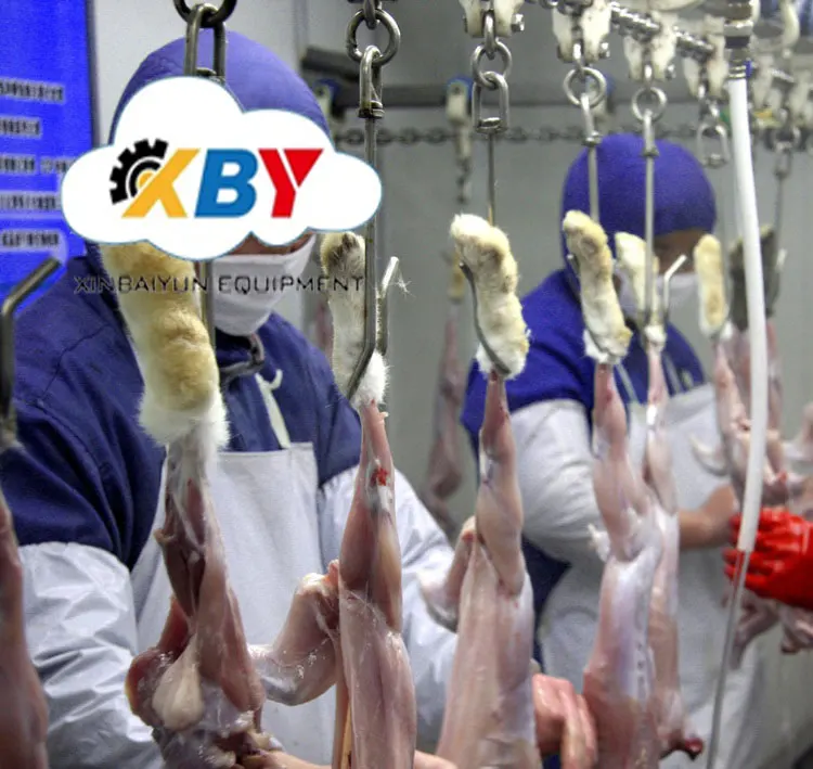 
 Оборудование для убоя кроликов, машина для переработки домашней птицы  